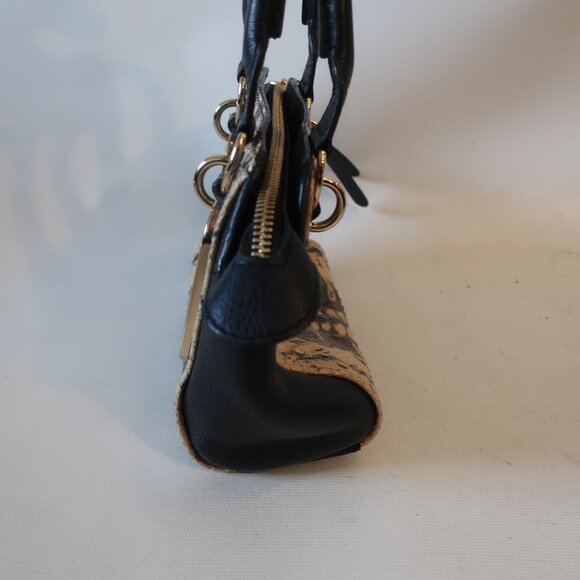 Womens See By Chloe Paige Python Snake Black, Nude Leather Mini Handbag - Picture 3 of 9